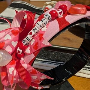 Heart-Themed Kids Headband with Beads